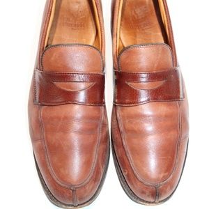 Allen Edmonds Breton Split Toe Loafers Leather 10